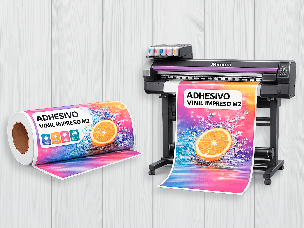 adhesivo vinil impreso m2