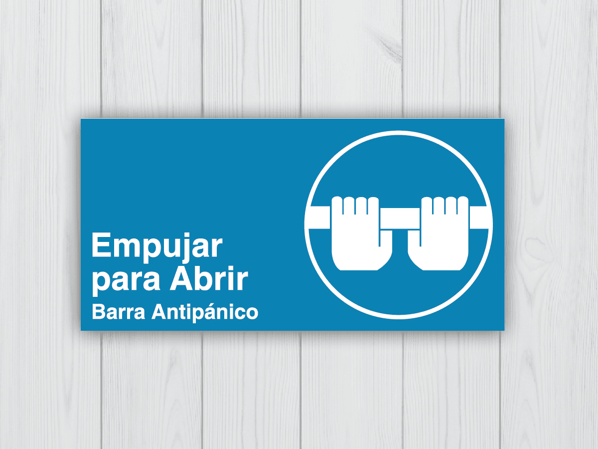 empujar para abrir
