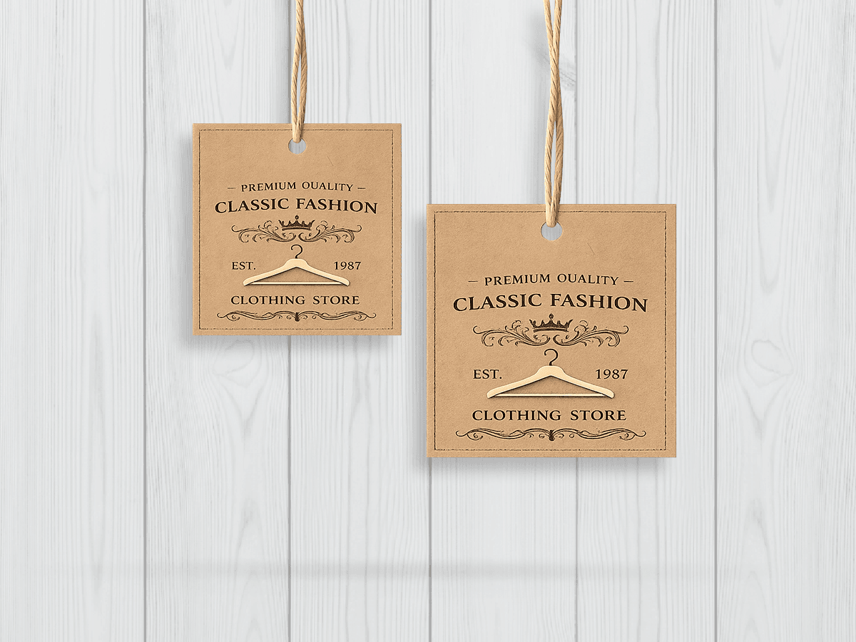 hang tag kraft 5.5 x 5.5 cm