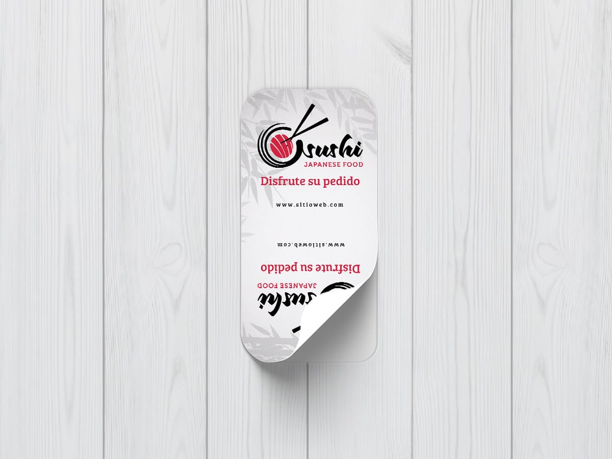 700 Stickers vinil adhesivo 8x4 cm - Imagen 2