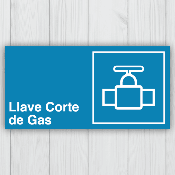 llave corte de gas