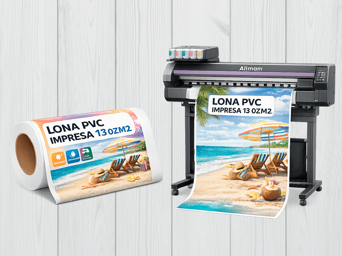 lona pvc impresa 13 oz m2