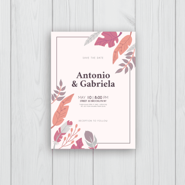 parte de matrimonio 10 x 15 cm