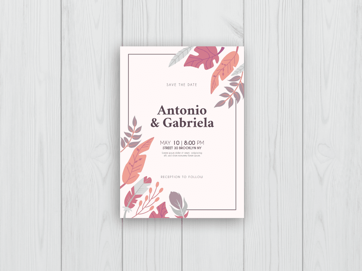 parte de matrimonio 10 x 15 cm